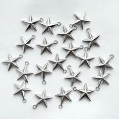 パーツクラブ　チャーム　メタルパーツ　星　まとめ売り