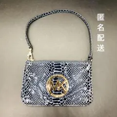 MICHEAL KORS マイケルコース リストレット ポーチ ネイビー系