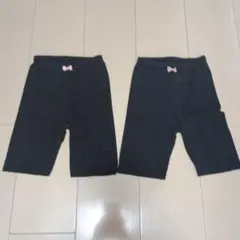 五分丈レギンス 2枚セット