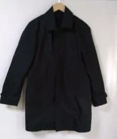 UNIQLO ブラック ステンカラーコート