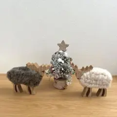 (メルカリ市限定価格)studio clip クリスマス　クリスマスオブジェのサムネイル