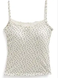 GRL カップ付き花柄レースキャミソール sda73 アイボリー