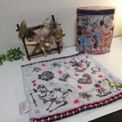 ディズニーチョコレートクランチ空き缶＆アリスのハンドタオルセット