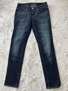 American Eagle スキニーデニム ダークブルー2