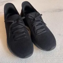 SKECHERS Slip-Ins ブラックスニーカー　24.5 ほぼ未使用