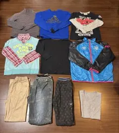 男の子　冬服　150㎝　10着　まとめ売り　adidas