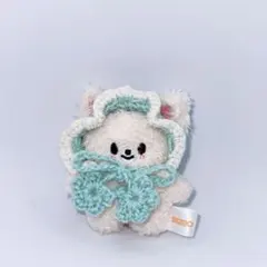 マイクロサイズ ぬい服 手編み フォクシニー ボンネット / skzoo ぬい用