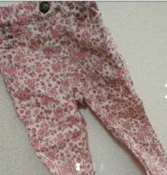 美品☆レギンスパンツ☆花柄☆女の子☆90cm