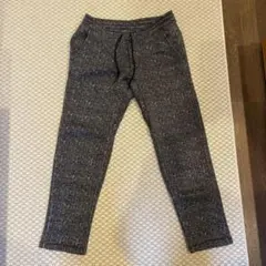 グレー系フリース地ジョガーパンツ