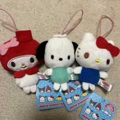 サンリオキャラクターズ　ベーシックカラーマスコット　キティ　ポチャッコ　マイメロ