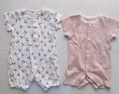 ベルメゾン 無印良品 ベビー 夏用ロンパース 50~60サイズ