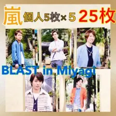 【公式写真25枚セット】嵐　個人5枚×5　BLAST Miyagi　　Lz41