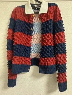25SS MASU ポップコーン ニット カーディガン サイズ46 ロシオ 25SS MASU ポップコーン ニット カーディガン サイズ46 ロシオ様専用