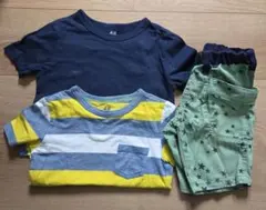 H&M Tシャツ・ショートパンツセット 100cm