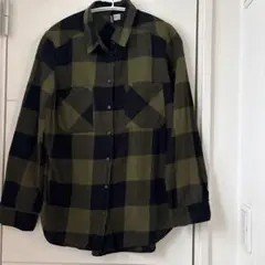 H&M チェック柄レディース長袖シャツ