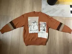 90s SNOOPY & FRIENDS スヌーピー Vネック ニット USA製 - メルカリ