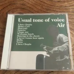 Air Usual tone of voice CD アルバム