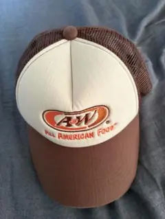 A&W All American Food メッシュキャップ オレンジ - メルカリ