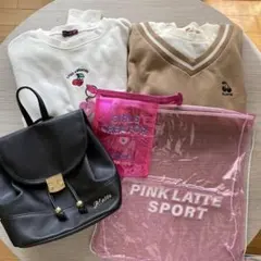 ピンクラテバック　トレーナー　ラブトキ　まとめ売り