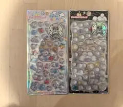 正規品⭐︎ぷくぷくあわわちゃん シマエナガ光るプチドロップシール ボンボンドロップ