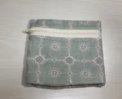 【中古】　ミナペルホネン　アネモネ　ポーチ　ハンドメイド