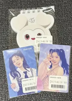 ダヒョン　オンラインくじ　ステッカー&メモ帳セット