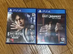 PS4 ジャッジアイズ　ロストジャッジメント