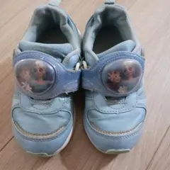 アナと雪の女王 スニーカー 水色