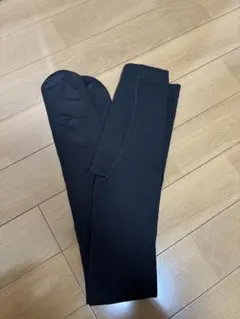 160デニール ブラック裏起毛タイツ M-L