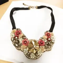 インポートヴィンテージ ビーズチョーカー ネックレス