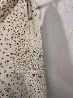 【キレイめカジュアル】花柄フリルスカート 小花柄 透け防止あり