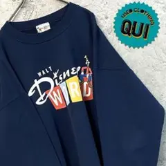 90s メキシコ製 古着◯ディズニー グーフィー スウェットトレーナー 2XL