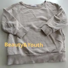 BEAUTY & YOUTH UNITED ARROWS ベージュ　スウェット
