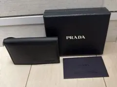 PRADA ブラックレザー 名刺入れ