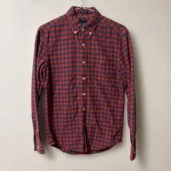 AMERICAN EAGLE OUTFITTERS 赤チェックシャツ XS