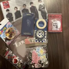 嵐　シール　缶バッチ　レターセット　ファイル等小物セット