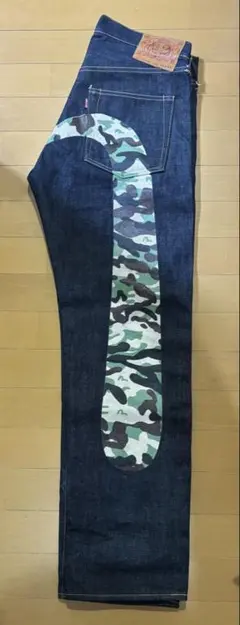 激レア EVISU デニムパンツ 迷彩