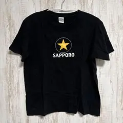 SAPPORO サッポロ ロゴ Tシャツ ブラック