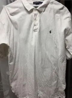 Polo by Ralph Lauren ホワイトポロシャツ Lサイズ