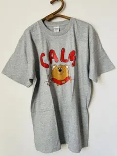 CALM ベア プリント Tシャツ グレー Lのサムネイル