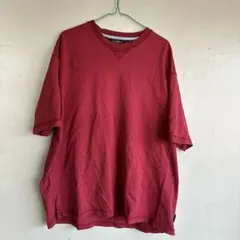 Eddie Bauer 赤 XL Tシャツ　ヘビー