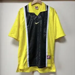 90s ナイキ ビッグサイズサッカーシャツ ゲームシャツ 雷 サンダー風デザイン 90s ナイキ ビッグサイズサッカーシャツ ゲームシャツ 雷 サンダー風