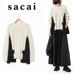最終価格 サカイ Sacai ワンピース 人気 ma-1 黒 ドッキング - メルカリ
