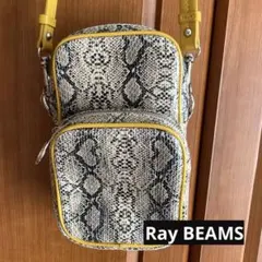 Ray BEAMS パイソン柄ショルダーバッグのサムネイル