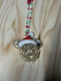 光るペンダント　ミッキー　クリスマス仕様