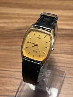 美品】CITIZEN DUKE オクタゴン クォーツ 腕時計 ゴールド文字盤 