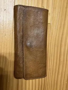 レザー製ブラウン長財布　イルビゾンテ