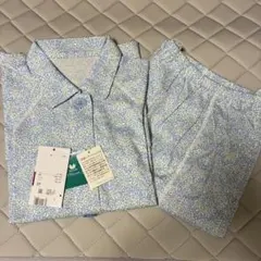 新品未使用　ワコール　らくラクパートナー　春夏物パジャマ（SP) ブルーのサムネイル