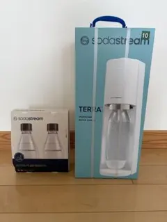 SodaStreamTERRA 炭酸水メーカー 本体➕専用ボトル2本のサムネイル