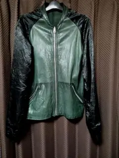 【希少品】 ALL SAINTS リバーシブル ボンバージャケット レザー M